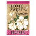 Recinto 13 x 18 in. Double Applique Sweet Home Southern Garden Flag RE3463898